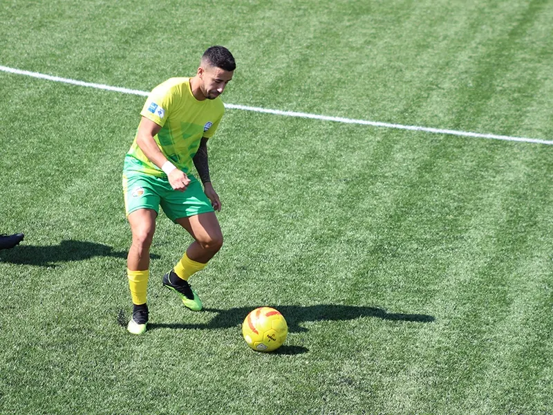 El jugador de l'Olímpic Juancho en una imatge d'arxiu