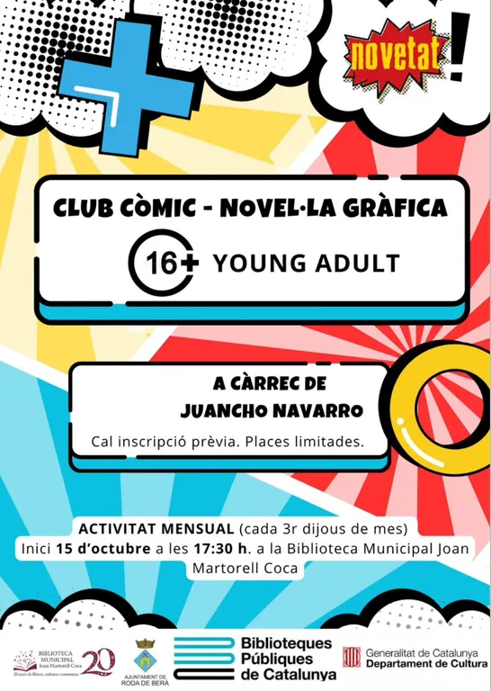 La Biblioteca Joan Martorell Coca estrena un club de còmic i novel·la gràfica