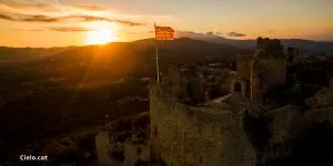 Sortida per fotografiar la posta de sol i la lluna amb els Fotògrafs de Pineda