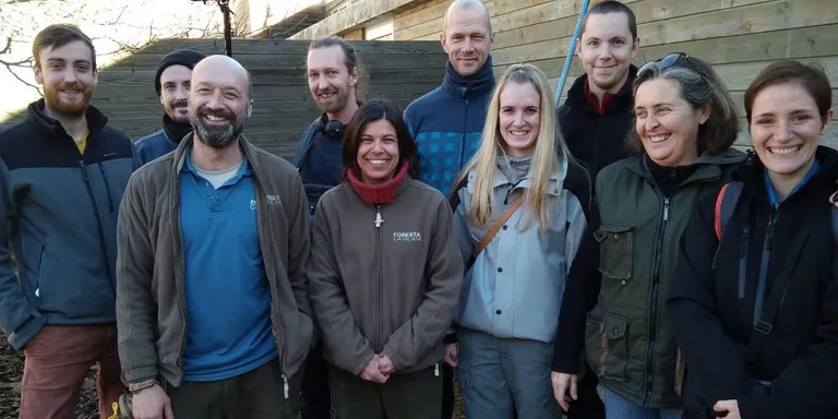 Una delegació francesa visita el Centre de Fauna del Pont de Suert