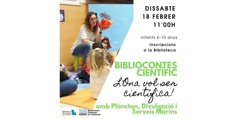 La Biblioteca acull una sessió de bibliocontes amb motiu del Dia Internacional de les Dones i les Nenes en la Ciència