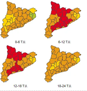 El Solsonès, comarca de màxima afectació pel risc de vent