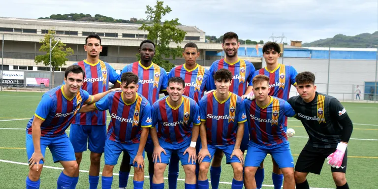 Derrota ahir del Club de Futbol Caldes per 2 a 1 al camp del Banyoles