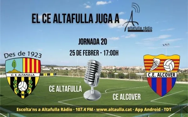 L’Altafulla afronta un duel directe davant l’Alcover amb la missió de guanyar i retenir el lideratge