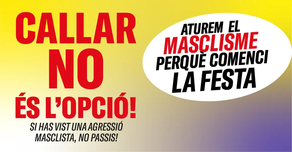 Per un Sant Joan sense agressions masclistes