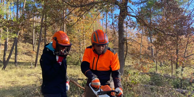 L'Escola Agrària del Solsonès posa en valor la seguretat i l'eficiència en els treballs forestals