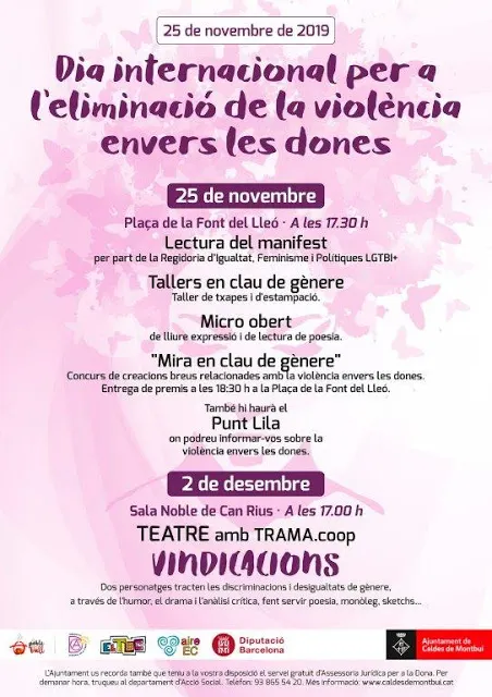 El jovent calderí present a la Jornada contra la violència masclista
