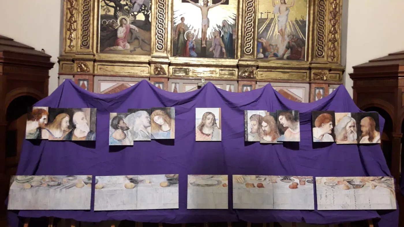 “L’últim Sopar, Il Cenacolo” de Josep Malagarriga, a l’Església de Sant Joan