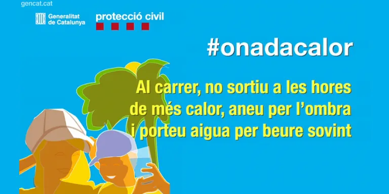 Alerta del Pla PROCICAT per l'onada de calor que afectarà Catalunya els propers dies