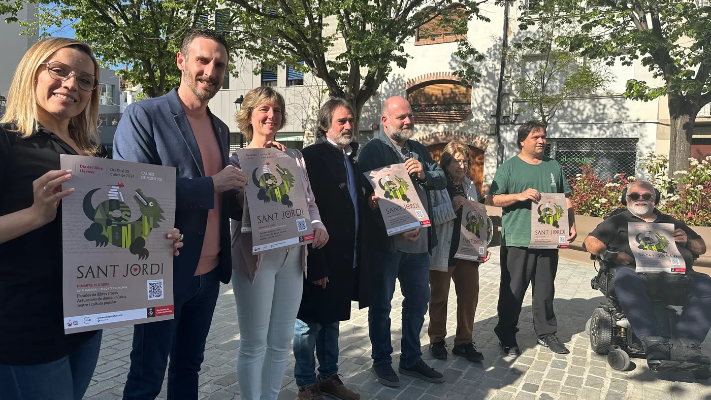 Caldes presenta les activitats de Sant Jordi, Ràdio Caldes surt al carrer per a l’ocasió