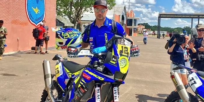 El pilot canetenc, Joan Pedrero, valora positivament la seva participació al Dakar