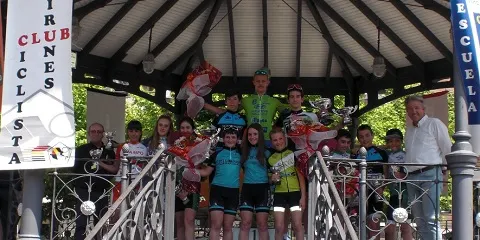 PRUEBA CICLISTA EN IRUN