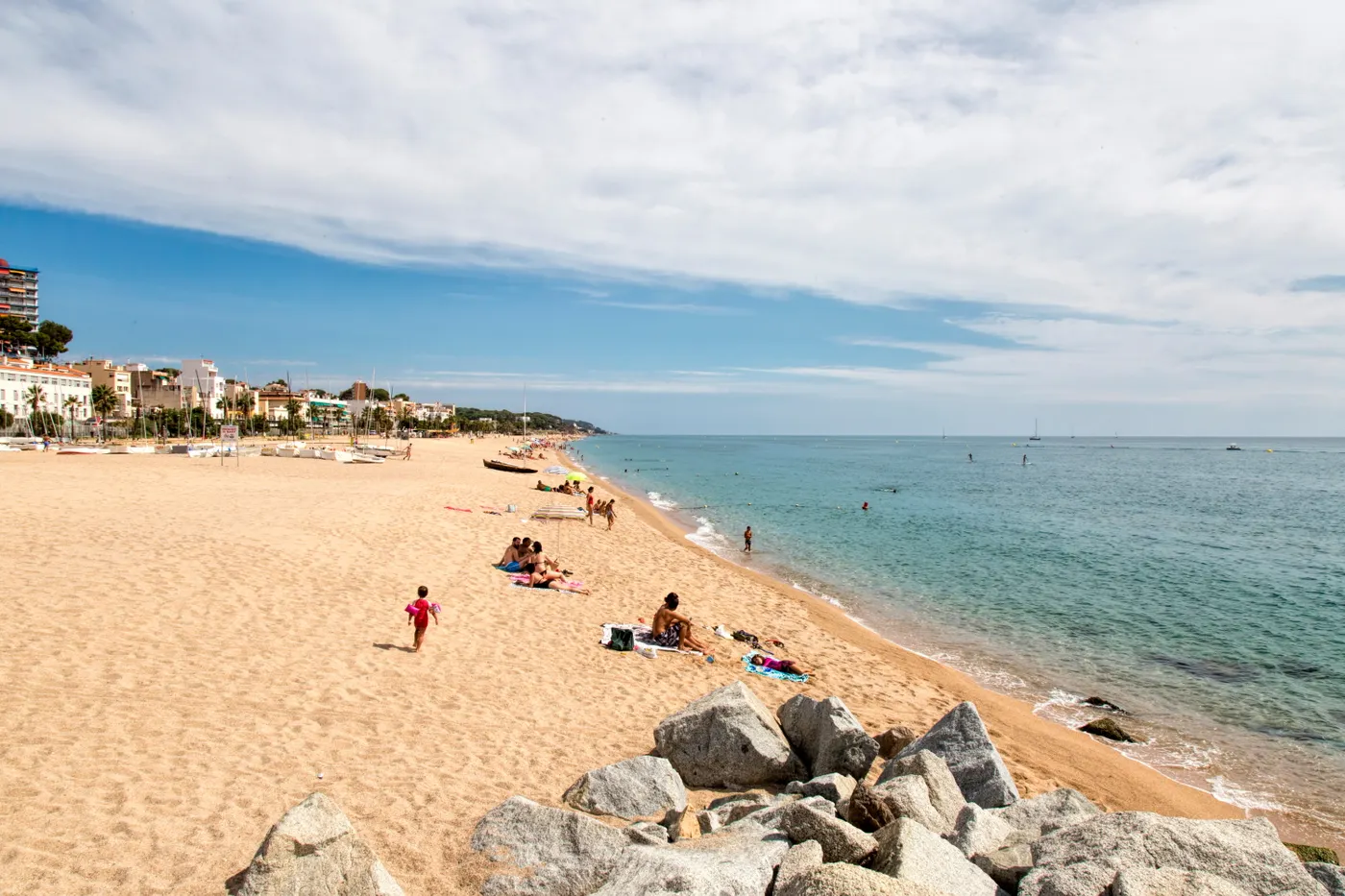 Estiu tranquil a les platges de Canet