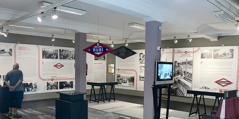 L'Antiga Estació acull una mostra sobre el centenari de l'arribada del tren
