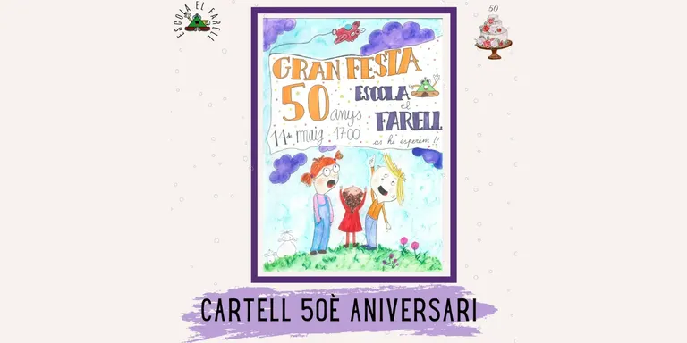 L'escola El Farell escalfa motors per a la gran festa del 50è aniversari