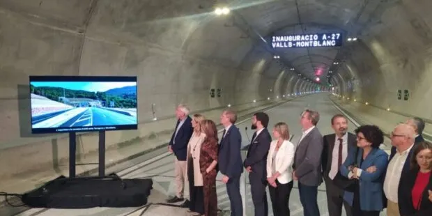 El túnel del Coll de Lilla, inaugurat 15 anys després