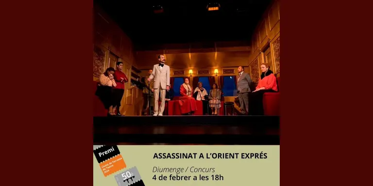 La Companyia del CCR participa amb "L'assassinat a l'Orient Express" al Concurs de teatre de Terrassa