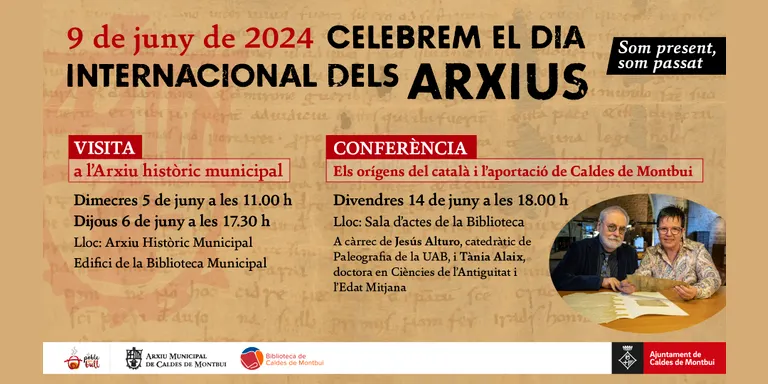 Caldes s’afegeix a la celebració del dia internacional dels arxius