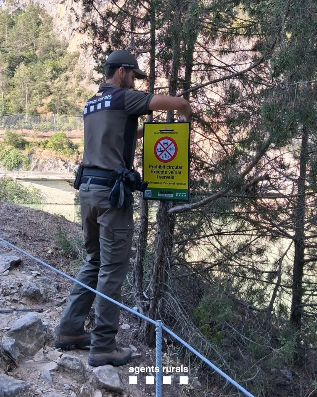 S'estableixen noves restriccions pel perill extrem d'incendi forestal