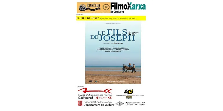Cineclub La Seu se suma al Dia de l’Associacionisme Cultural amb la pel·lícula 'Le fils de Joseph', d'Eugène Green