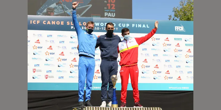 Bronze de Miquel Travé al rànquing final de la Copa del Món de Canoa Eslàlom