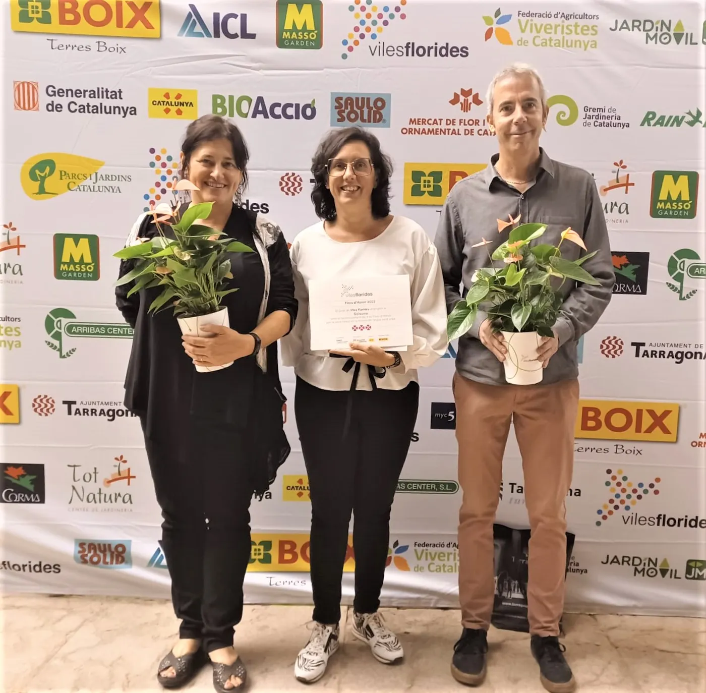 Solsona revalida les tres flors d'honor del moviment Viles Florides