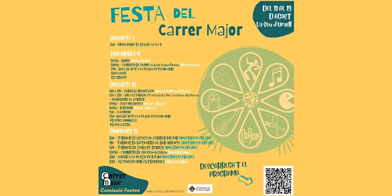 El carrer Major de la Seu d'Urgell recupera la seva festa amb un ampli programa d'activitats