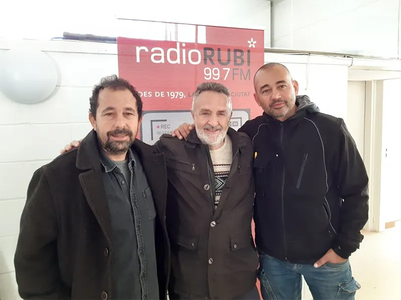 Representants d'APDIR, Rubí i Olímpic han passat pels estudis de Ràdio Rubí