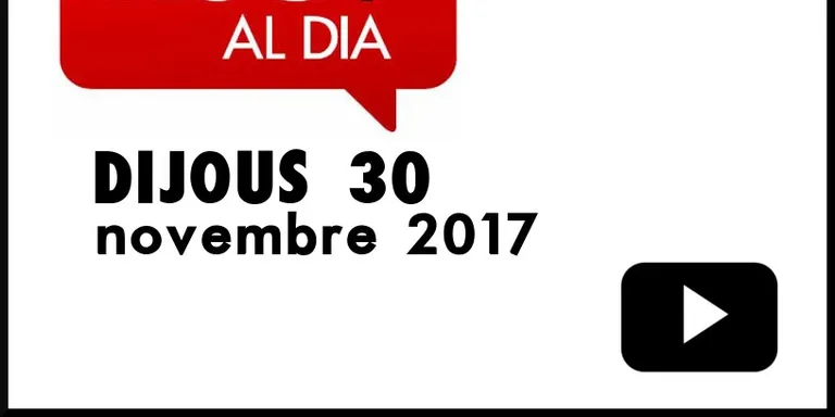 RUBÍ AL DIA dijous 30 NOVEMBRE 2017