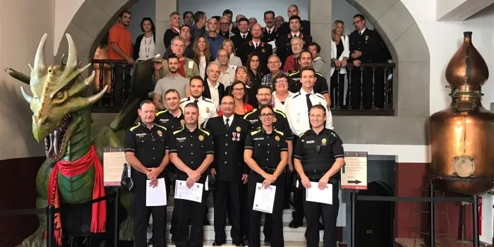 La Policia Local celebra la diada del seu patró reconeixent la feina d'agents, ciutadans i altres cossos de seguretat