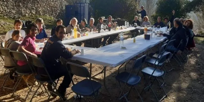 L’equip de Ràdio Castellterçol celebra el Nadal