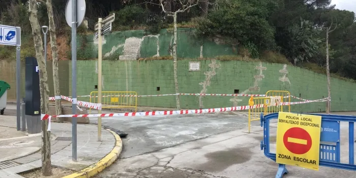 Aquests dies s’estan fent obres entorn del CAP i els Jutjats
