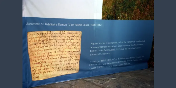 Una exposició reivindica els primers textos en català escrits al Pirineu