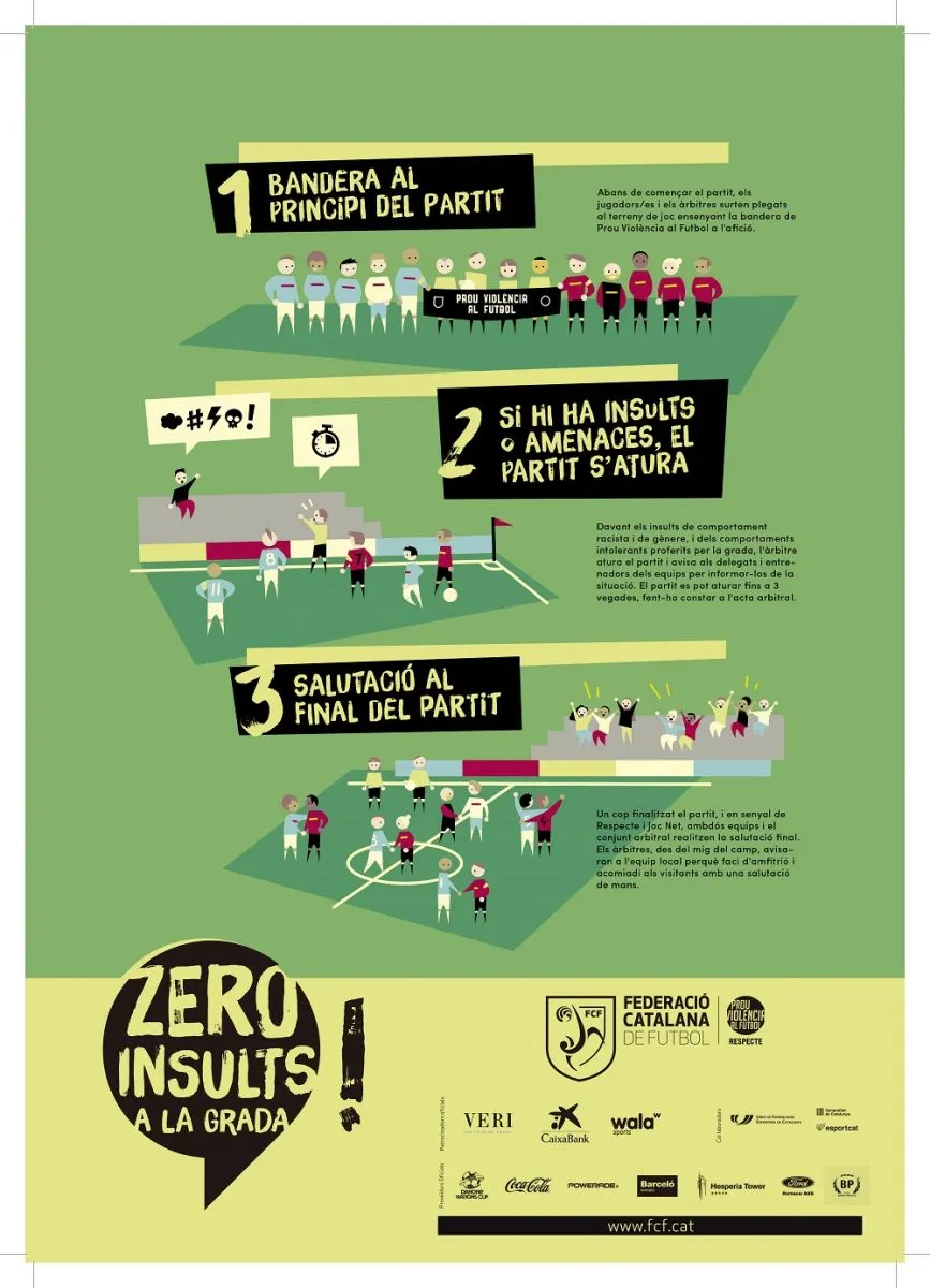 'Zero insults a la grada'