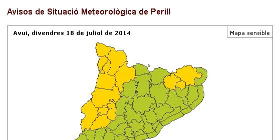 L'Alt Urgell i el Pallars Jussà tenen un risc 'alt' d'incendis