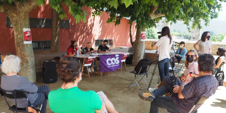 La COS es presenta a la Seu d'Urgell i hi habilita un Punt d'Informació Laboral