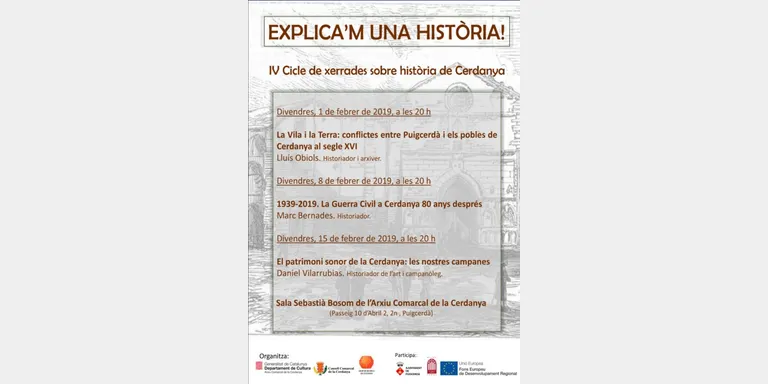 L'Arxiu Comarcal de la Cerdanya inicia el cicle 'Explica'm una història'