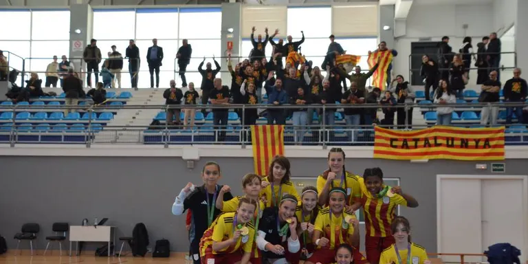 Magalí Nadal s’ha proclamat Campiona d’Espanya femenina sub-12 de futbol sala amb la selecció catalana