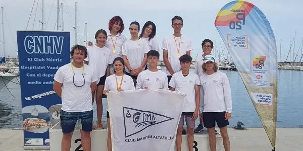 El grup d’iniciació del CM Altafulla protagonitza el podi en la 2a regata del circuit ‘Terres de Mestral’