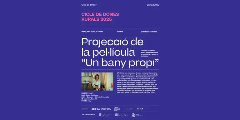 El nou cicle Enfila't de l'Actua de l'Arada convida a repensar la salut des d'una mirada comunitària, feminista i rural