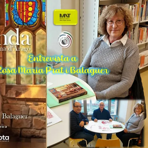 Entrevista a Rosa Maria Prat per la seva darrera novel·la "Elisenda. Reina de la Corona d'Aragó