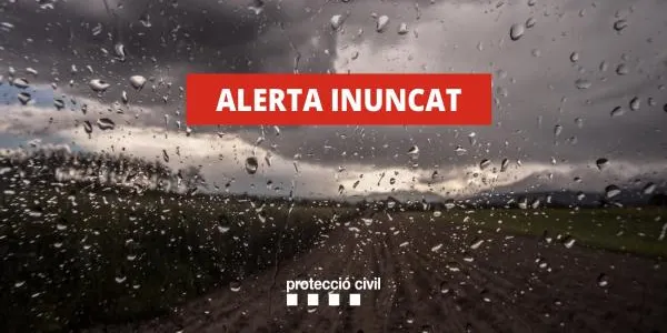 Protecció Civil activa en Alerta el Pla INUNCAT per la previsió de pluges intenses dimarts i dimecres