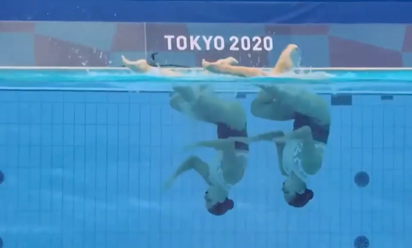 Iris Tió i Alisa Ozhogina acaben desenes a la final de natació artística