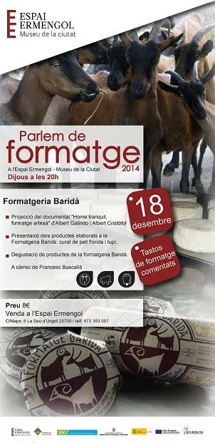 Tast guiat de la Formatgeria Baridà a l'Espai Ermengol