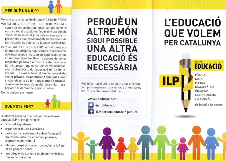 La CUP presenta una moció de suport a la ILP per una Llei del Sistema Educatiu de Catalunya
