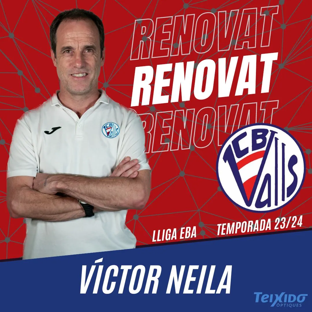 Víctor Neila renova com a tècnic del CB Valls