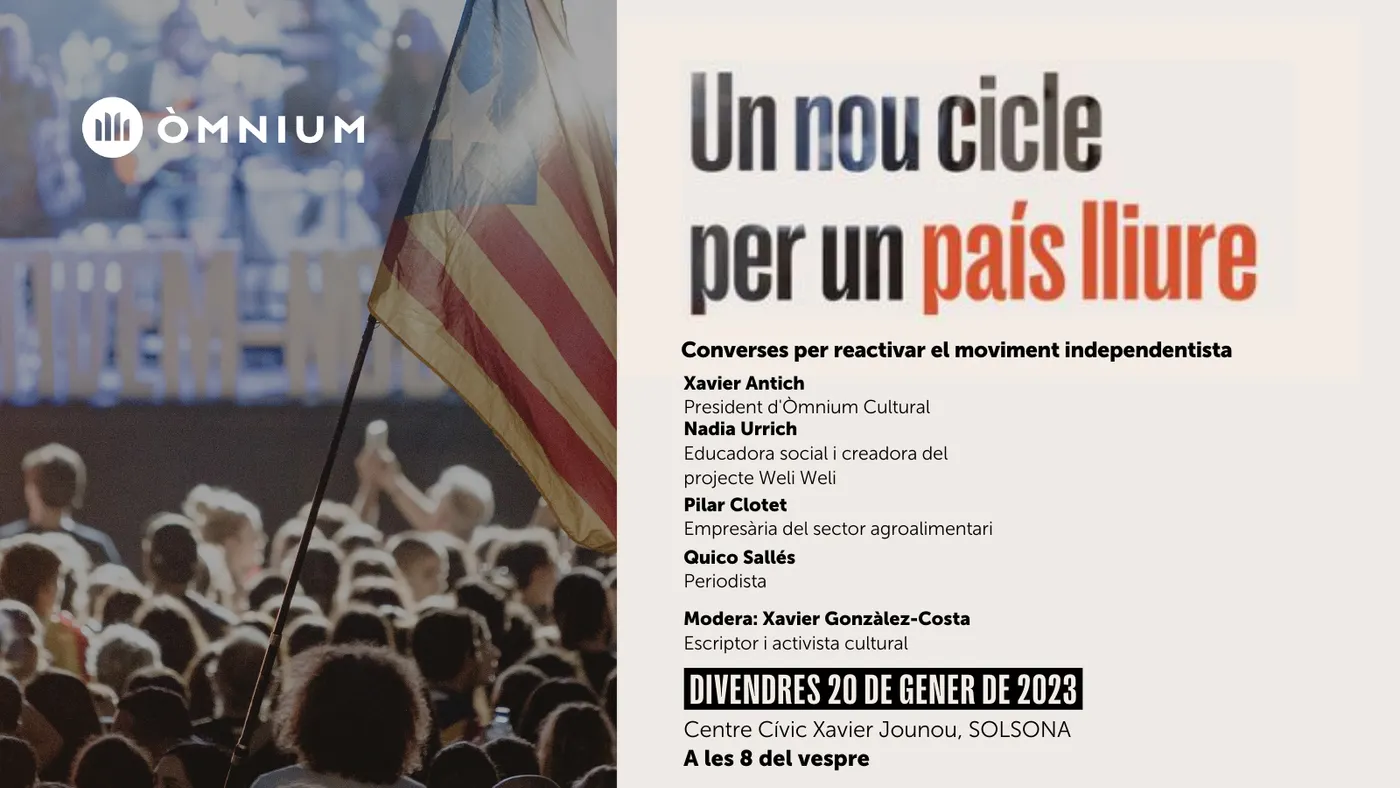 <strong>El president d'Òmnium Cultural, Xavier Antich, serà aquest divendres a Solsona</strong>
