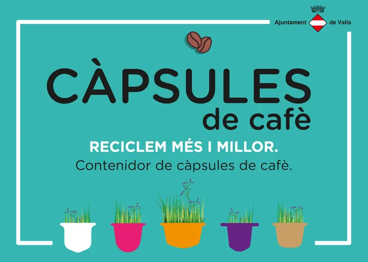 La Deixalleria de Valls supera els 1000 kg recollits de càpsules de cafè