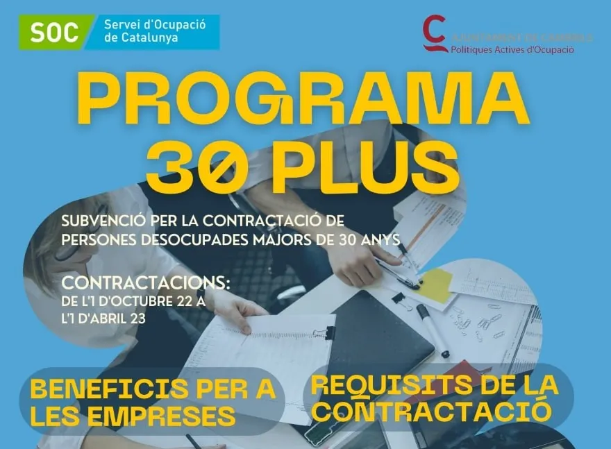 Conclou amb èxit el programa d’inserció laboral 30 PLUS a Cambrils