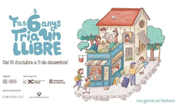 Els qui compleixen o han complert enguany 6 anys ja poden fer-se amb un llibre gratuït al seu gust
